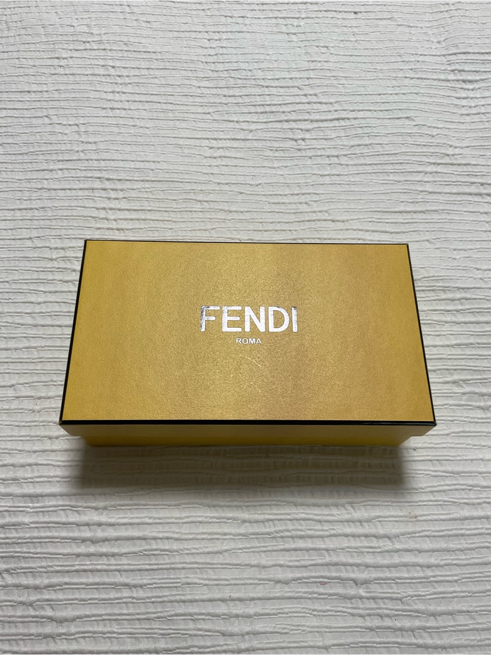 Fendi Yellow Accessory Box